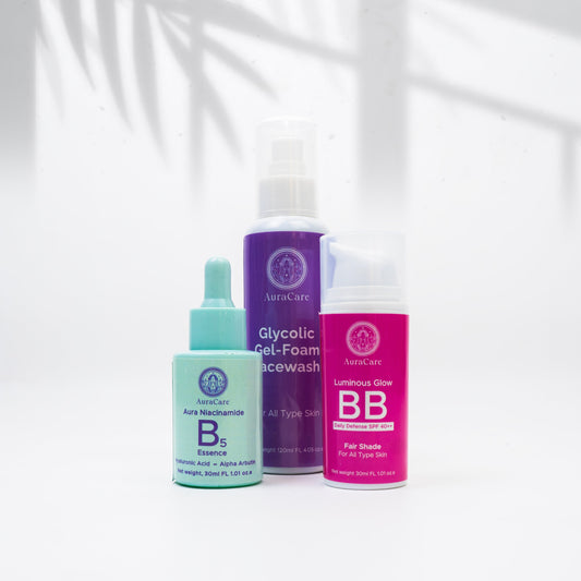 Flawless With Aura (Facewash+Serum+BB Cream)