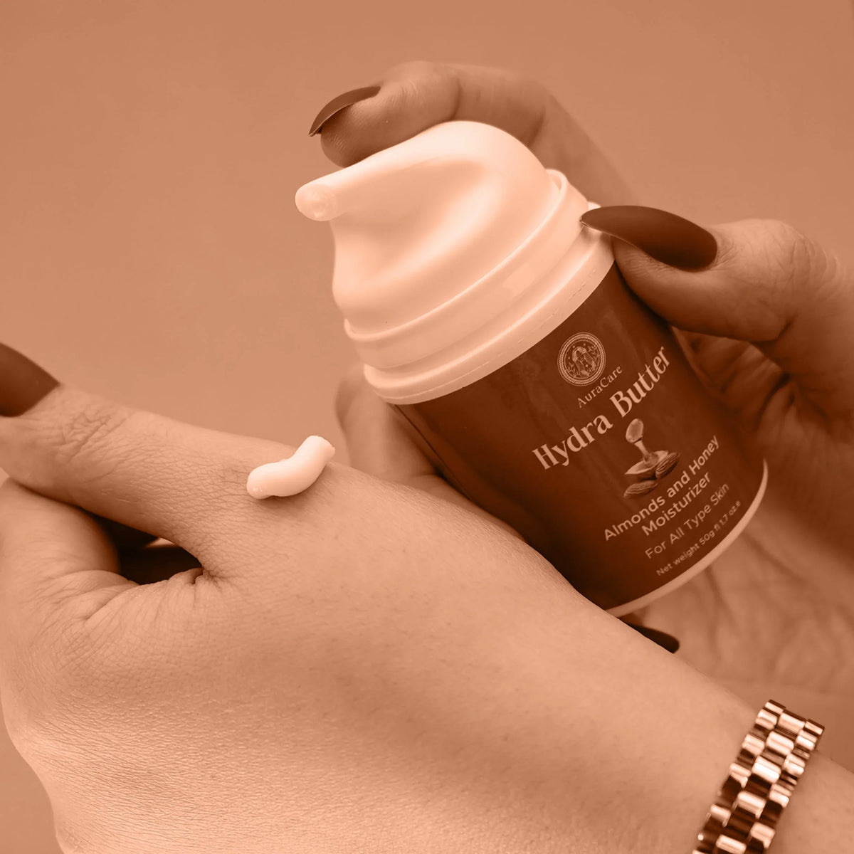 Hydra-Almonds & Honey Moisturizer((Daily Face Moisturizer, Blemish Relief Care, Soothing Recovery) - AuraCare.pk