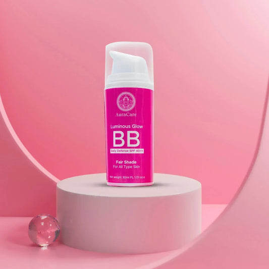 Luminous Glow BB Cream + SPF 40++(Niacinamide, Ceramide NP, Hyaluronic acid, D-panthenol) - AuraCare.pk