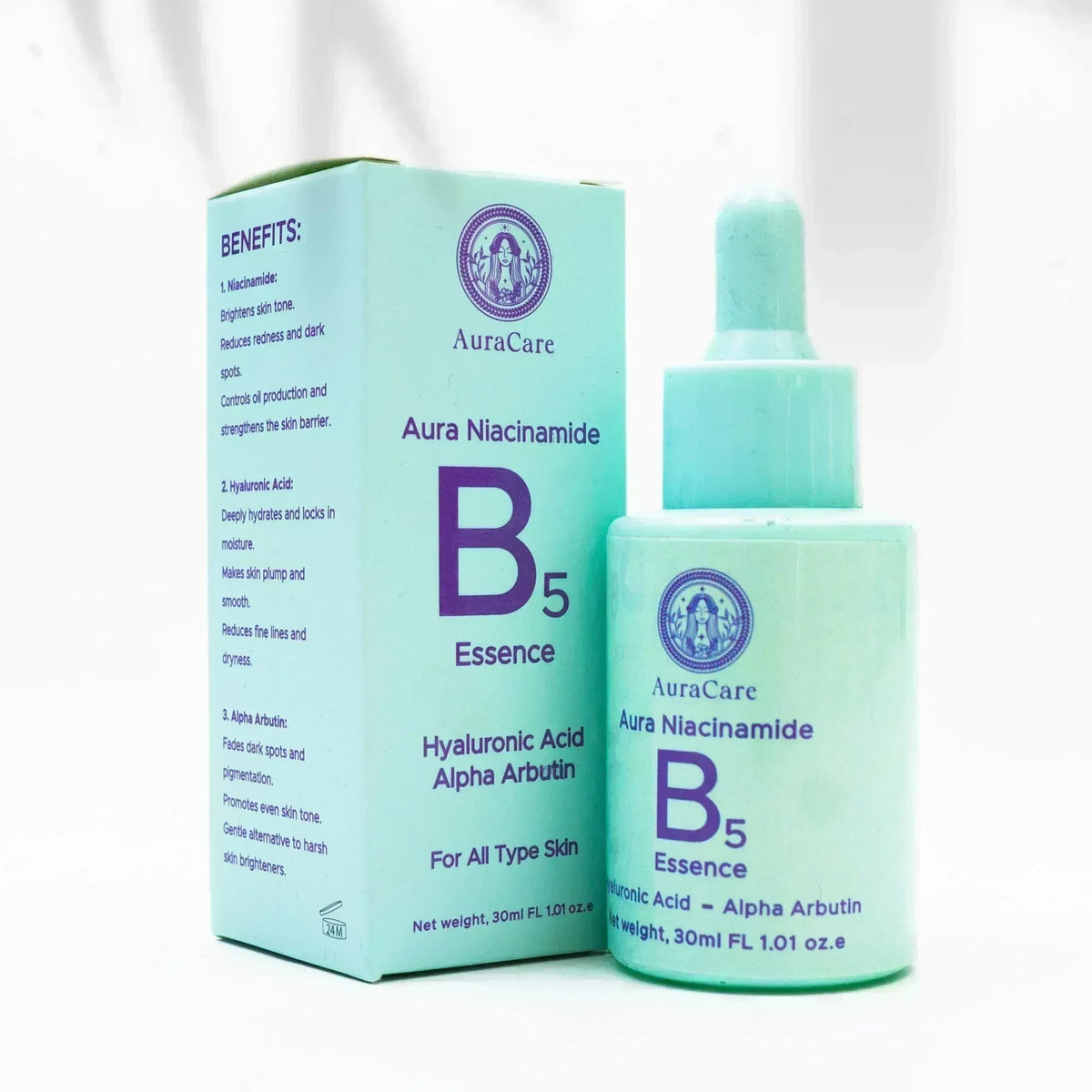 Niacinamide 10% B5 Essence Serum(Alpha Arbutin 2%,Hylarounic Acid) - AuraCare.pk